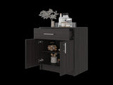 Cope kitchen Pantry in melamine with 2 doors and 1 drawer B128P485379