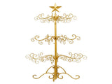 3ft Wrought Iron Christmas Tree, Metal Ornament Display Tree Stand for for Holiday Party Home Decor, 73172149