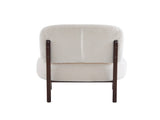 25.5" Modern Boucle Lounge Chair with Solid Wood Frame, Soft and Durable Boucle Upholstery, Perfect N767P256376B