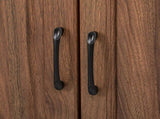 K&K 71" Tall Kitchen Pantry Cabinet with 3 Pull Out Cabinet Organizers, Farmhouse Embossed Texture N707P256507Z