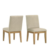 Rocco Contemporary Solid Wood Dining Chairs, Set of 2 T2574P205967