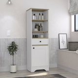 St. Clair Linen Cabinet, Two Interior Shelves, Two Open Shelves B070P188852