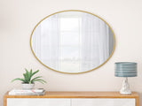 Wall Mirror 48 Inch Oversized Big Size Gold Circular Mirror Metal Framed Mirror Round Vanity Mirror W1435107729