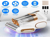 Mattress Vacuum Cleaner, Cordless 200W with 16KPA Suction, Allergen Removal, Dual Dust Cup & Battery 72873685