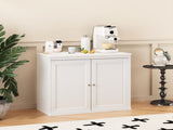 Coffee Bar,Kitchen Storage Cabinet with Double Doors,29" Kitchen Storage Cabinet with Double 07342383