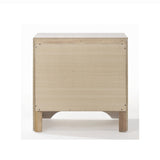 2 Drawers and 1 Jewelry Drawer Nightstand, White B016P253285