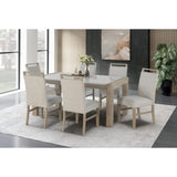 ZNTS VANILLA LIGHT GREY DINING CHAIR B201P290759