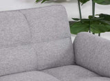 75" Flared Arm Convertible Sleeper Sofa-light gray 11297146