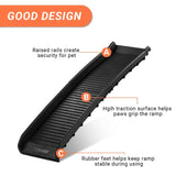 ZNTS 63 inch Folding Dog Ramp, Portable Lightweight Pet Ramp for Cars, Trucks and SUVs 81656468