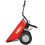 ZNTS RedRock Wheelbarrow Utility Cart Electric Powered 24V DC 180W AGM Battery 330lbs Max 46785305