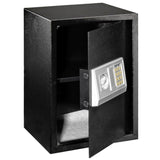 ZNTS E50EA Home Business Security Keypad Lock Electronic Digital Steel Safe Black Box & Silver Gray 64761523