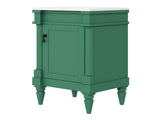 18-Inch Modern Bathroom Vanity with Sink, Modern Bathroom Storage Cabinet with Door, Freestanding N710P257401S