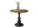 Wooden Ends Retro Side French Country Accent Coffee Side Modern Small Round Tea W808P232205