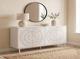 Shabby Chic Wood Sideboard Buffet Accent Bedroom Media Hallway Curio Kitchen Hutch Storage Cabinet W2263P503296
