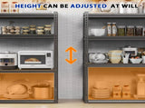 4-layer adjustable shelf spacing, gourd-shaped perforation, rubber mallet with gloves, display rack, 27264305