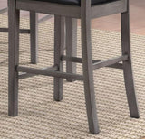 Lakewood Grey Pub Table 4 stools B211P352536