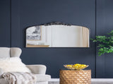 40" x 31" Classic Design Large Arch Mirror and Baroque Inspired Frame for Living Room Bathrrom W2078127697