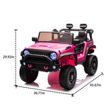 24V Two-Seater Kids Ride On Truck Car W/Parents Control,200w*2,Seat width 20.28in,Four-wheel W1578P188702