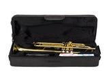 Drop B Tone Adjustable Trumpet Gloves Set Plaint Golden 22632659