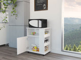 Kit Lower Microwave Cabinet, Single Door, Three Side Shelve -White B20091951