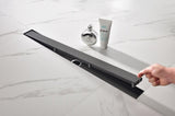 30 Inches Linear Shower Drain with Removable Cover, 304 Stainless Shower Drain Included Hair W92891546