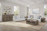 Nesting Tables with Glass Top Cocoa B2699P323119