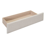 Twin Size Upholstered Platform Bed with 2 Drawers, Beige WF298240AAA