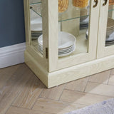 Lighted Glass Curio Display Cabinet,Display Cabinet,Glass Storage Cabinet Glass Wine cabinet Wood W2275P199812