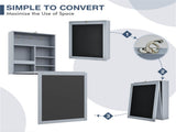 Gray wall mounted office desk 67652279