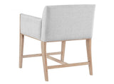 24'' Seat Height Upholstered Counter Stools with Arms for Kitchen Island/Dining Room, Set of 2 N780P354193N