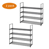 ZNTS 2 Set 4 Tiers Shoe Rack Shoe Tower Shelf Storage Organizer For Bedroom, Entryway, Hallway, and 42895024