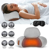 3-in-1 Neck Massager with Vibration, Airbag & Heating Functions - Ergonomic Cervical Support 48333673