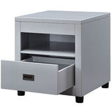Dove Grey Storage End Table B062P189192