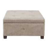 ZNTS Soft Close Storage Ottoman B03548224