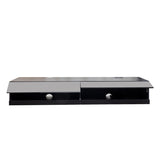 180 Wall Mounted Floating 80" TV Stand with 20 Color LEDs and Charging Station W331P225208