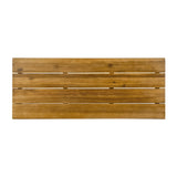 ZNTS DENALI INDUSTRIAL WOOD AND METAL BAR TABLE 61327.00