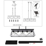 (Same as W134065438/L1001) 5-Light Farmhouse Chandeliers For Dining Room white(No Bulbs) W1340P206634
