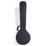 5-String 6-String Microgroove Pattern Leather Wood Banjos Case Black 47523015