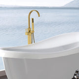 Freestanding Bathtub Faucet with Hand Shower W1533125182