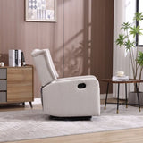 COOLMORE Recliner Chair,360 Degree Swivel Nursery Chair,Glider Chair,Modern Small W1539P151225