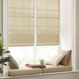 Printed Faux Silk Room Darkening Cordless Roman Shade B03598312