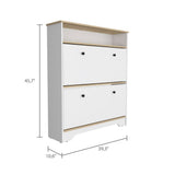 Brandford Shoe Rack, Superior Top, Two Shelves B128P148670