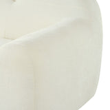 U_Style 85.8" Wide Chenille Fabric 3-Seater Sofa Tufted Style, Full Sponge Compression Design, N711P281401A