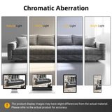 102.4 " Plush Corduroy 4-Seat Sofa,Modern Comfy Upholstered Sofa Cloud Couch,Deep Seat Couches with W1885P336064