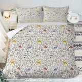 3 Pieces Mushroom Decoration Comforter Set Soft Bedding Set for Kids Down Alternative Full Size 30360995