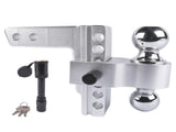 Adjustable Trailer Hitch Fit 2" inch Receiver, Aluminum Rapid Hitch 6" Drop/Rise 25543613