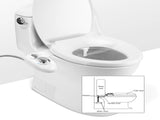 2-Mode Bidet for Toilet, Bidet Wash & Gentle Female Wash Nozzles , 59840204