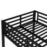 Metal Twin XL over Twin XL Bunk Bed for Teens and Adults,Space-Saving/Noise Reduced/No Box Spring W1580P309628