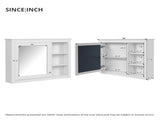 36'' x 28'' Medicine Cabinet, Wall Mounted Bathroom Storage Cabinet, Modern Bathroom Wall Cabinet N710P322791K