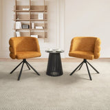 270&deg Swivel Home Office Desk Chairs Set of 2,Modern Dining Chairs, Upholstered Bedroom Chairs W757P281147